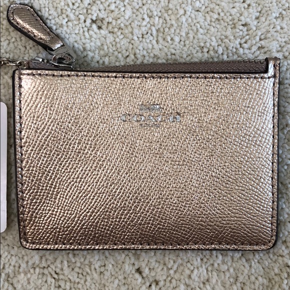 Coach Accessories - Coach NWT Gold Card Holder